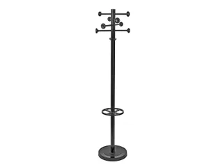 Kapstok MAUL Grando staand 175cm 16 haken zwart RAL9004 - 1