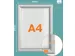 Essence clicklijst, uit aluminium, ft A4