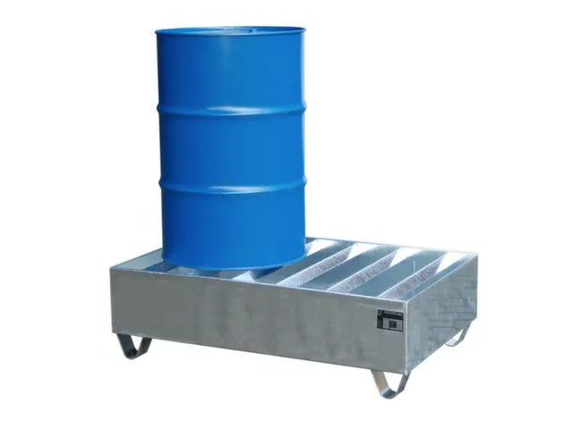 Opvangbak 2x 200l 224l 360x1200x800mm Profielrooster