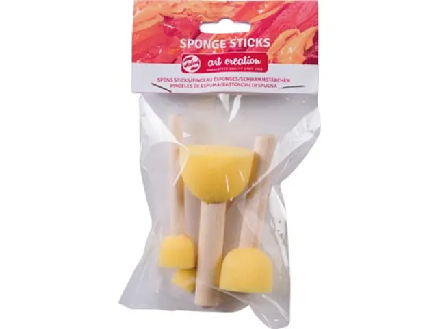 Pinceaux Éponge, 4 Pièces
