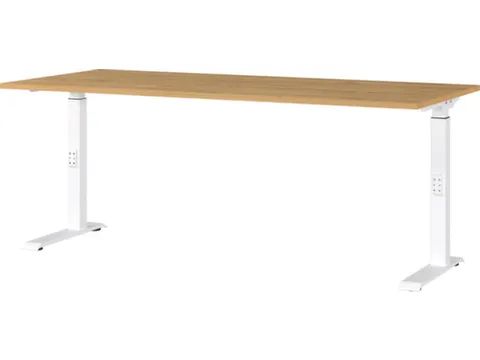 In hoogte verstelbaar bureau,HxBxD 680-910x1800x800mm