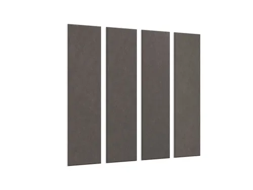 Akoestische PET-vilt wandtegels 30x120cm Donkergrijs 4 Stuks
