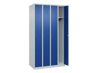 locker,HxBxD 1850x1000x500mm,4vak,vak B 250mm,cil.-slot - 2