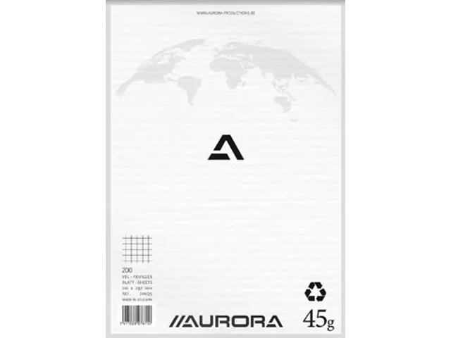 Kladblok A4 Geruit 5 mm