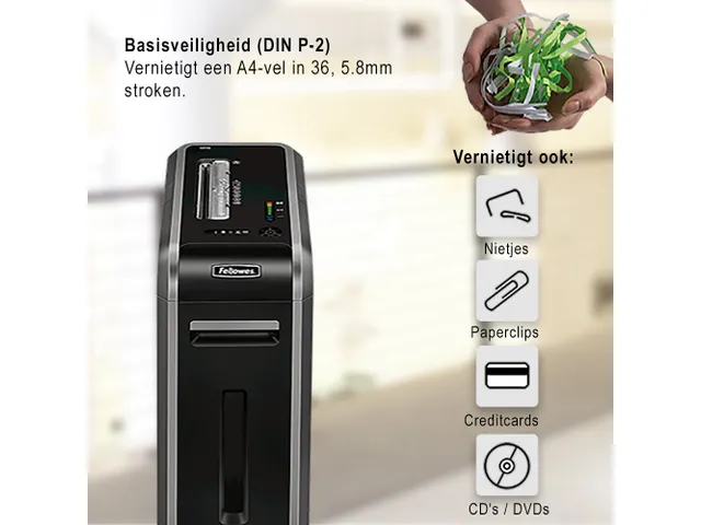 Fellowes Papiervernietiger 125i Stroken P-2