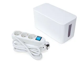 3-voudige Stekkerdoos Met Kabelbox - Schuko Penaarde - 1