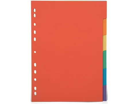 Tabblad A4+ Karton 6-delig Assorti