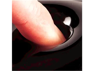 Muismat met polssteun Fellowes Crystals gel transparant zwart - 3
