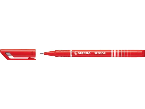 Fineliner STABILO Sensor 189/40 fijn rood