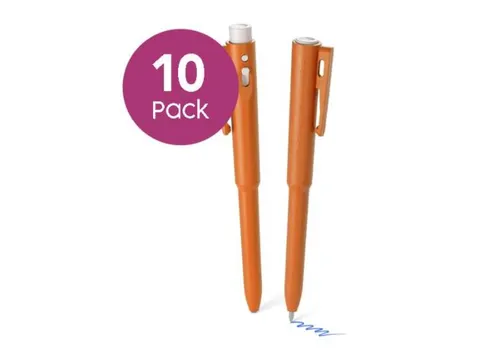 P950 Freezer DetectaPen met clip oranje blauwe inkt 10 stuks