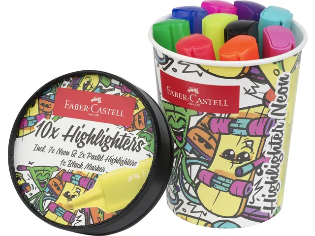 Marqueurs Faber-Castell 46 gobelet 10 pièces