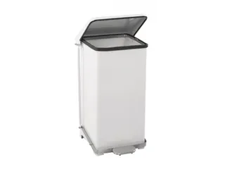 Industriële pedaalemmer 45 Liter Wit - 2