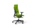 Siège De Bureau Pivotant Vert Piètement Noir Méc. Synchrone Avec Ac