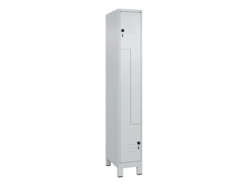 Z-garderobekast,HxBxD 1950x300x500mm,vak B 150/300mm,draaigrendel