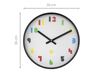 Wandklok nXt Bit 35cm - 9