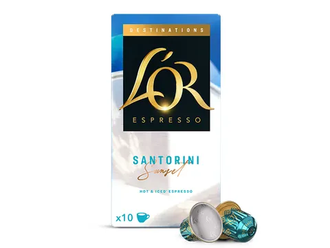 L'Or Destinations koffiecapsules Santorini Sunset 7/13 10 stuks