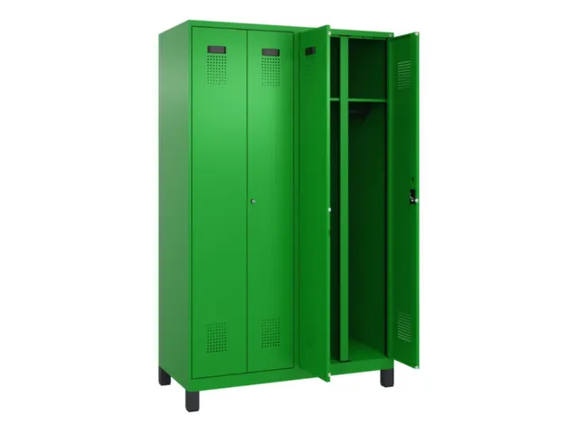 locker voor scheiding van kleding,HxBxD 1950x1200x500mm,4vak