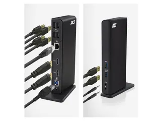 Dockingstation ACT USB-C Dual Monitor met laadpoort - 6