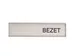 Design Schuifbord Aluminium Vrij Bezet Wit 150x40mm