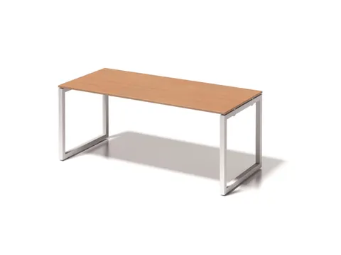 bureau,HxBxD 740x1800x800mm,blad beuken,sledeframe verkeerswit