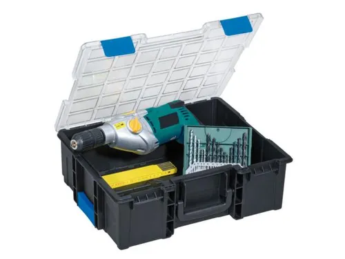 Assortimentskoffer,HxBxD 144x440x355mm,PP,koffer zwart