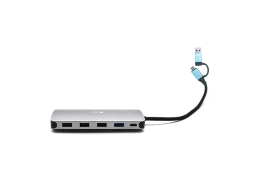 USB 3.0 USB-C/Thunderbolt 3x Display Metal Nano Dock with LAN + Power