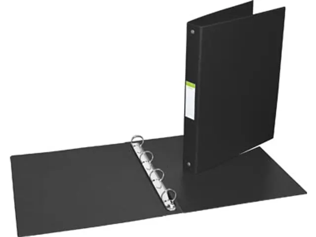 Ringmap A4 4 Ringen van 26mm O-mech Zwart