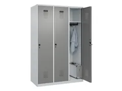 locker,HxBxD 1850x1200x500mm,3vak,vak B 400mm,draaigrendel