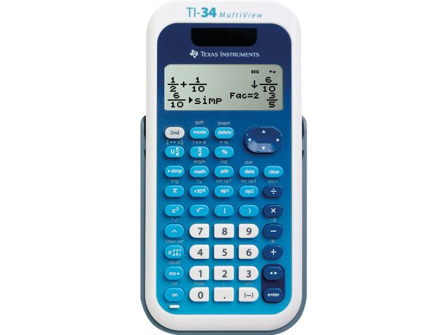 Calculator TI-34MV MultiView met onderwijs software | RekenmachinesWinkel.nl