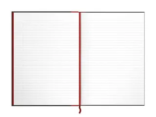 Notitieboek Oxford Black n' Red A4 96vel lijn zwart - 6