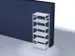 rayonnage modulaire,rayonnage départ,HxlxP 2500x1060x635mm
