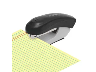 Q-connect Nietmachine Plastic Half Strip 20vel Zwart - 2