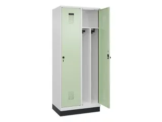 locker voor scheiding van kleding,HxBxD 1950x800x500mm,2vak - 1