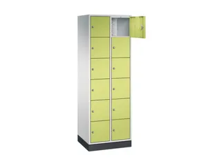 lockerkast,RAL 7035/RDS1108060,HxBxD 1950x620x500mm,2x6vakken - 1