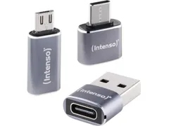 Adaptateur USB Intenso MIX480 pour USB-A USB-C USB 2.0 3pcs