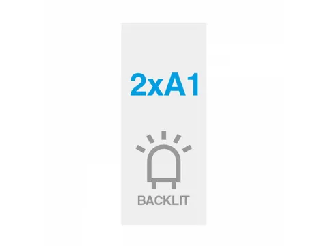 Poster Print 2xA1 Backlit 275g/m² Satijnen Oppervlak