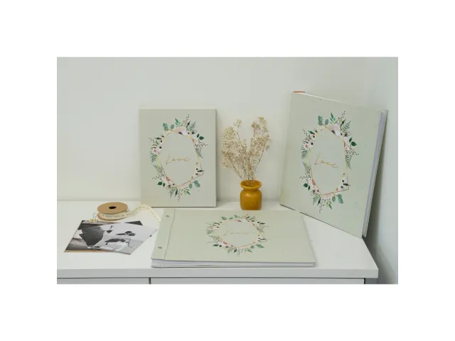 Album photos à vis 40 pages blanches - Format 37x29cm - CHAMPÊTRE -