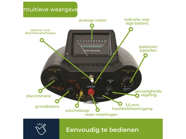 Professionele Metaaldetector