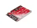Dubbelsleufs M.2 schijf naar SATA adapter voor 2.5 inch drive bay Raid