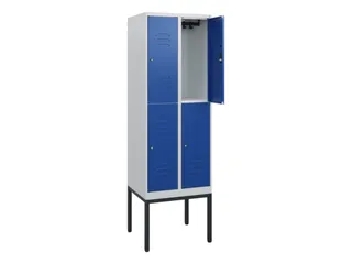 dubbeldekse locker,HxBxD 1950x600x500mm,2x2vak.,vak B 300mm - 2