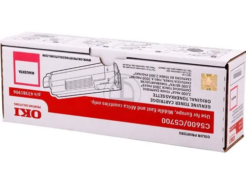 Tonercartridge Oki 43381906 C5600 Magenta