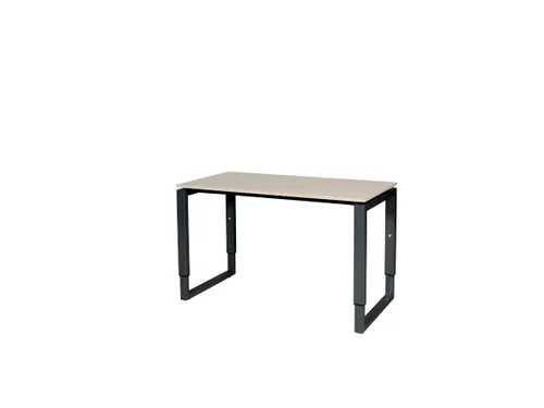 Domino Plus Bureau Hoogte Verstelbaar 1200x600mm Robson Eiken Zwart