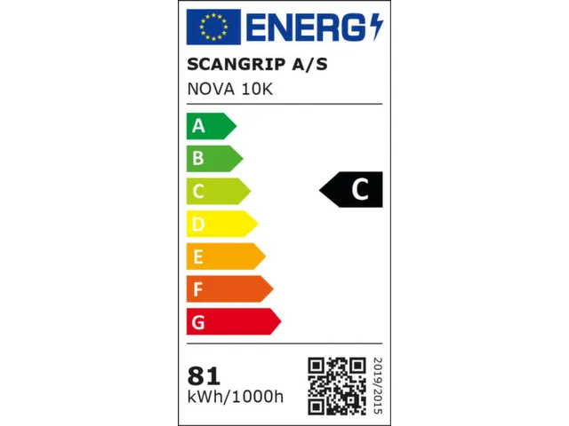 industrielamp,behuizing gegoten aluminium,1 LED,10000lumen