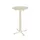 statafel,HxØ 1090x800mm,rond,4voeten zandkleuren,blad MDF