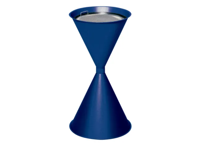 Zandasbak Staalplaat 730x400mm Ronde Trechter Verzinkt Ral5010