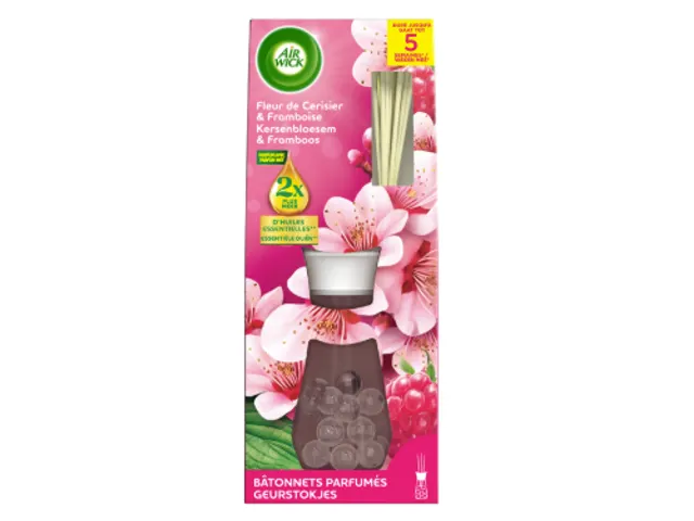 Geurstokjes AirWick Kersenbloesem Framboos 25ml