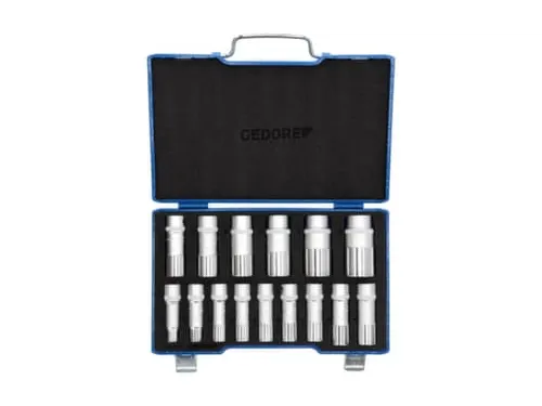 GEDORE D 19 L-015dopsleutelset 1/2 inch 15-delig UD 10-32mm