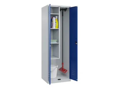 schoonmaakkast,HxBxD 1850x600x500mm,links 4vakken