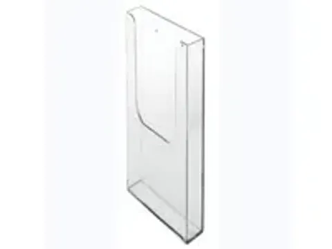OUTLET Wandfolderhouder Acryl 1/3 A4 Staand Transparant Voordeelbundel