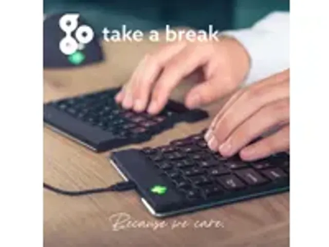 OUTLET Split Break V2 ergonomisch toetsenbord Qwerty US Zwart bedraad